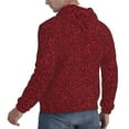 thumbnail image 6 of Sigee Burgundy Floral for Men's Pullover Hoodie Sweatshirts Adult Casual Long Sleeve Sweatshirts ,Sizes S-4XL-Small, 6 of 7