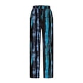 thumbnail image 5 of WJHWSX Women's Pants,Casual Pants for Women,Straight Leg Pants Women,Pockets,Fitted,Printed,Ployester,Mint Green,S(US:4), 5 of 5