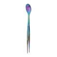 thumbnail image 1 of Siruishop 2in1 Spoon Tweezer Creative Plating Spoon Tweezer for Hotel Parties Catering Multicolor, 1 of 8