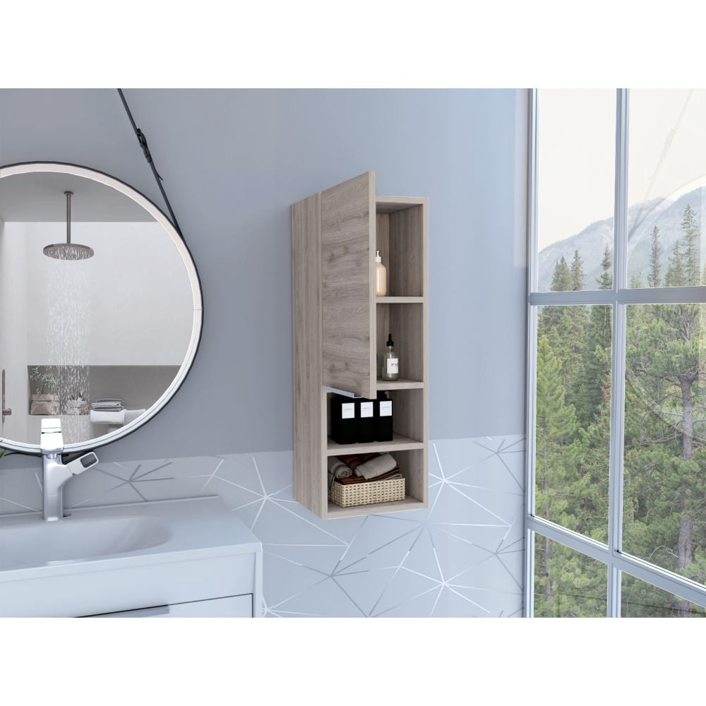 Boahaus Lisboa Medicine Cabinet (Light Grey)