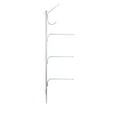 thumbnail image 3 of Household Essentials Hinge-It Clutterbuster Steel Valet Family Towel Bar, Silver, 3 of 6