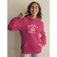 thumbnail image 2 of Spooky Babe Retro Style Hoodie Juniors -Image by Shutterstock,  Small, 2 of 4