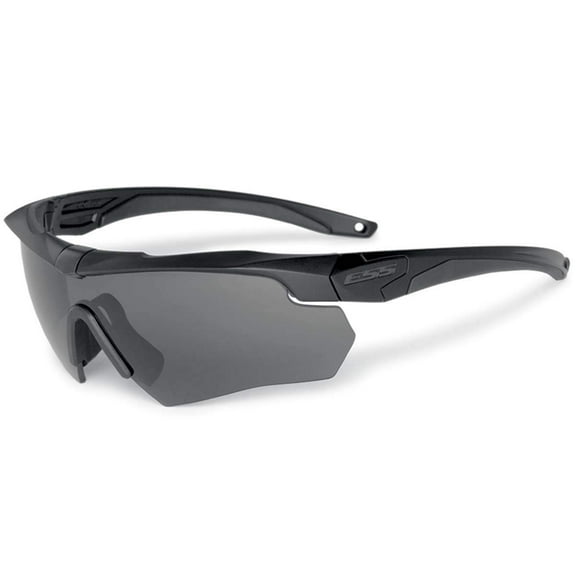 ESS Crossbow 3LS Eyeshield Sunglasses - Smoke Lens, Matte Black Frame