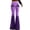 Y01-Purple, variant on Women's Pull On Flare Jeggings Halloween Print Stretchy Bell Bottom Pants Bootcut, Elastic waist Soft for Workout Casual