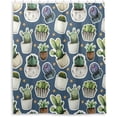 thumbnail image 2 of FREEAMG Watercolor Cactus Shower Curtain Waterproof Washable Bathroom Shower Curtain Polyester Cloth Fabric Bathroom Decor Set with 12 Hooks, 60x72 inches, 2 of 6