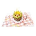 thumbnail image 4 of Birthday Cupcake - 3D Pop Up Greeting Card For All Occasions - Love, Birthday, Christmas, Goodluck, Congrats, Get Well - Message Note for Personalized - Amazing Gift - Thick Envelope, Fold Flat, 4 of 4