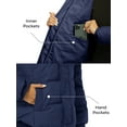 thumbnail image 4 of Wantdo Women's Winter Coat Quilted Winter Jacket Warm Snow Jacket with Removable Hood Navy S, 4 of 9