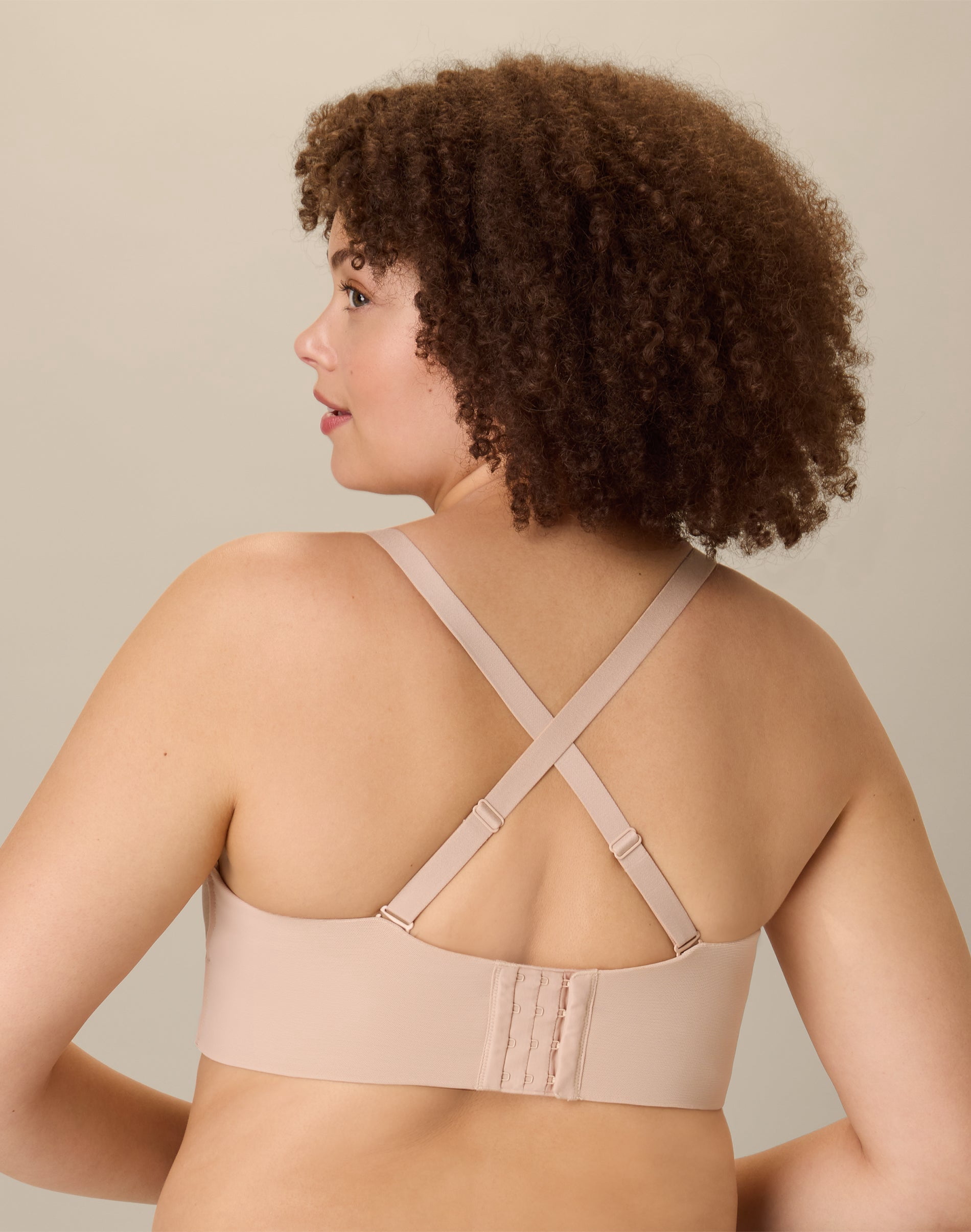 Playtex Strapless Bra with Underwire, Convertible, Moisture Wicking  Almond 44DDD Women's