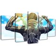 thumbnail image 1 of 5 Cuadros Decorativos Sword Art Online Kirito Espada Canvas Listo Para Colgar 150x84cm Jungle Art Impresion Tela Arte, 1 of 6