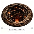 thumbnail image 3 of 3D Halloween Round Rug, Illusion Halloween Round Mat, Funny Rug with Non-Slip Soft Visual Effect Door Mat for Living Room Indoor Decor, 3 of 7