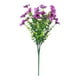 thumbnail image 1 of Ramo de flores violetas artificiales, planta falsa para jardín de casa con tallos verdes Púrpura, 1 of 9