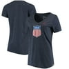 US Hockey Nike Women's Adult Tri-Blend V-Neck T-Shirt - Heathered Navy