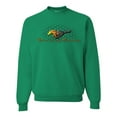 thumbnail image 2 of Wild Bobby, Make It My Mustang Vintage Ford Honeycomb, Cars and Trucks, Unisex Crewneck Graphic Sweatshirt, Kelly, 3X-Large, 2 of 4