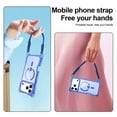thumbnail image 7 of for iPhone 17 Pro Magnetic Case, Compatible with MagSafe, Clear PC+TPU Shock-Resistant Anti-Scratch Lightweight Non-Slip Drop Protective Slim Thin Cover with Wrist Strap + Shoulder Strap, Blue, 7 of 7