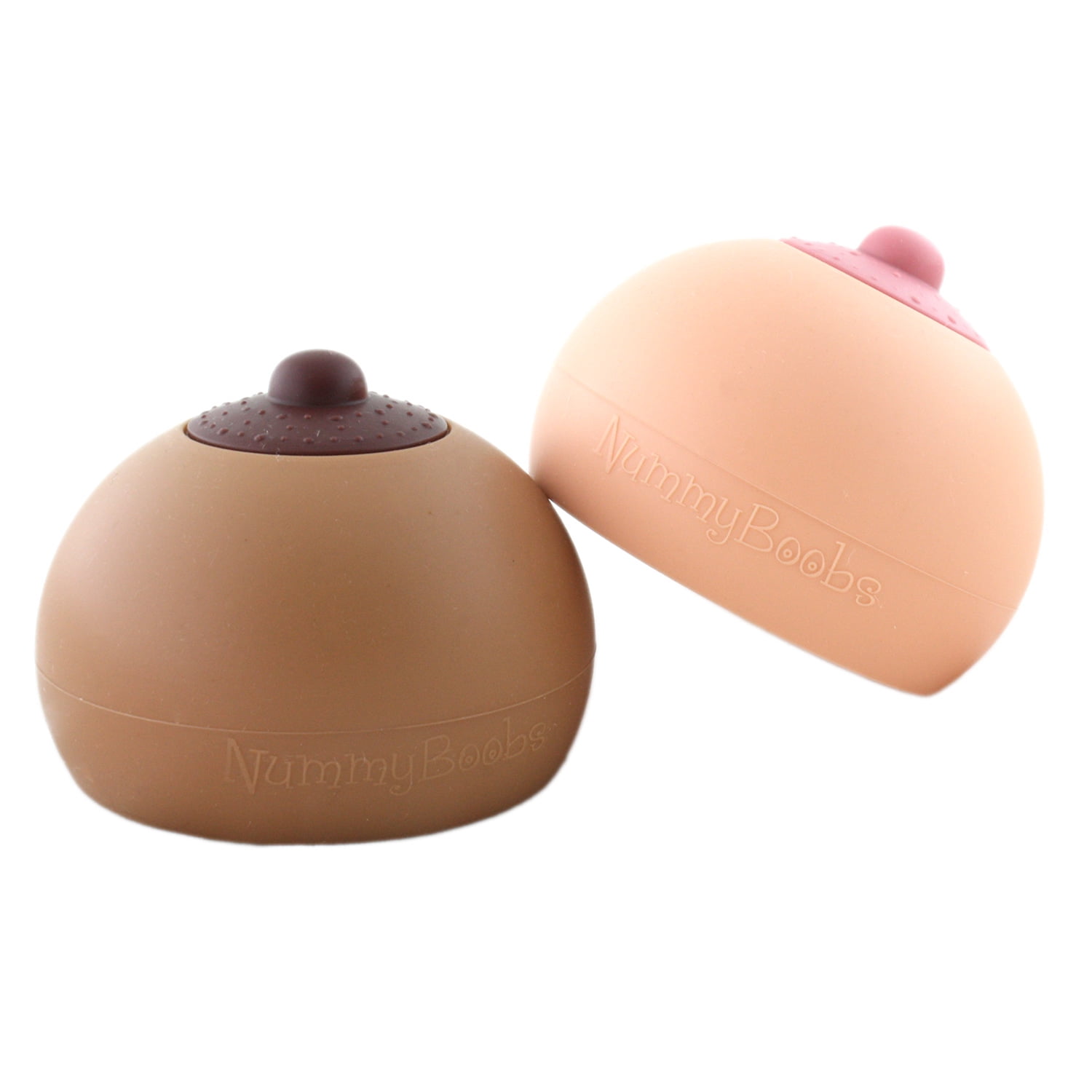 Nummy Boobs Pink Nipple Boob Teether Toy for Teething Babies or Toddlers