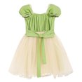 thumbnail image 2 of Beilxfa Princess Fancy Tulle Dress For Toddler Girls Bubble Sleeve Tutu Dress Birthday Halloween Christmas Party Dresses 2-7Y, 2 of 7