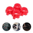 thumbnail image 1 of Black Durable PE Material Dumbbell Bar Screw Clamp for Fixation 4 Pcs Easy to Install, 1 of 9