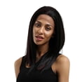 thumbnail image 1 of Peluca llena Pelucas delanteras del cordón del pelo sintético  largo para las mujeres negras negro jinwen Pelucas para mujeres negras, 1 of 8