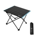thumbnail image 1 of Compact Aluminum Alloy Folding Table for Camping & Picnics - Black Small Size with Anti-Slip Base, Lightweight Design, Easy Setup & Carry Bag Included, Stable Outdoor Portable Tabletop Solution, 1 of 6