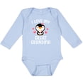 thumbnail image 3 of Inktastic I Love My Great Grandma with Cute Penguin and Hearts Girls Long Sleeve Baby Bodysuit, 3 of 5
