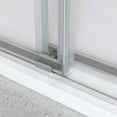 thumbnail image 3 of 66 in. W x 76 in. H Double Sliding Frameless Shower Enclosure With Clear Glass in Chrome, 3 of 5