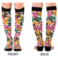 thumbnail image 4 of FORMRS Womens Knee High Socks Casual Long Thick Travel Daily Wear, 1 Pair, Pink Floral Blooms, 4 of 6