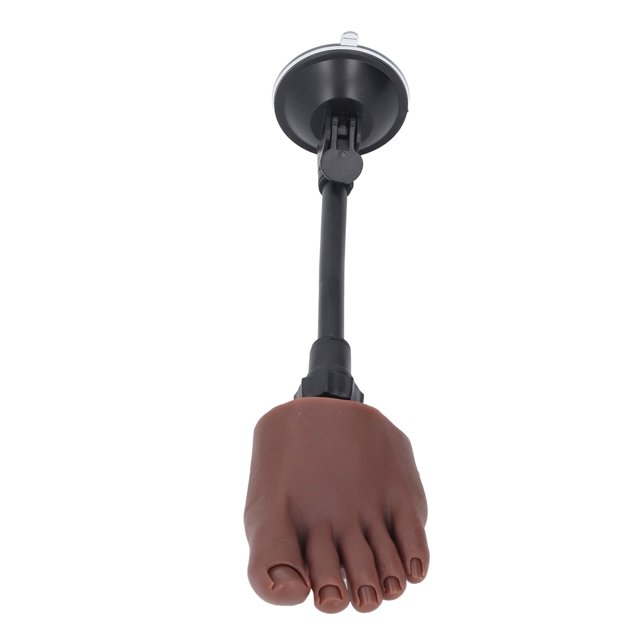 Practice prosthetic Foot Model, prosthetic Foot Model Nail Practice Foot Mannequin with Stand, Flexible Bendable Soft Silicone Practice Foot for Nail Art Practice Manicure Display