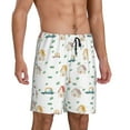 thumbnail image 2 of Fotbe Cartoon House Pantalones Cortos de Pijama para Hombre, Ropa de Dormir, Pantalones de Pijama Cortos para Hombre-4X-Large, 2 of 6