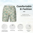 thumbnail image 5 of Balery Daisies Flowers Mens Swim Trunks Swim Shorts for Men Quick Dry Inseam Beach Shorts with Compression Liner Pocket-X-Large, 5 of 9