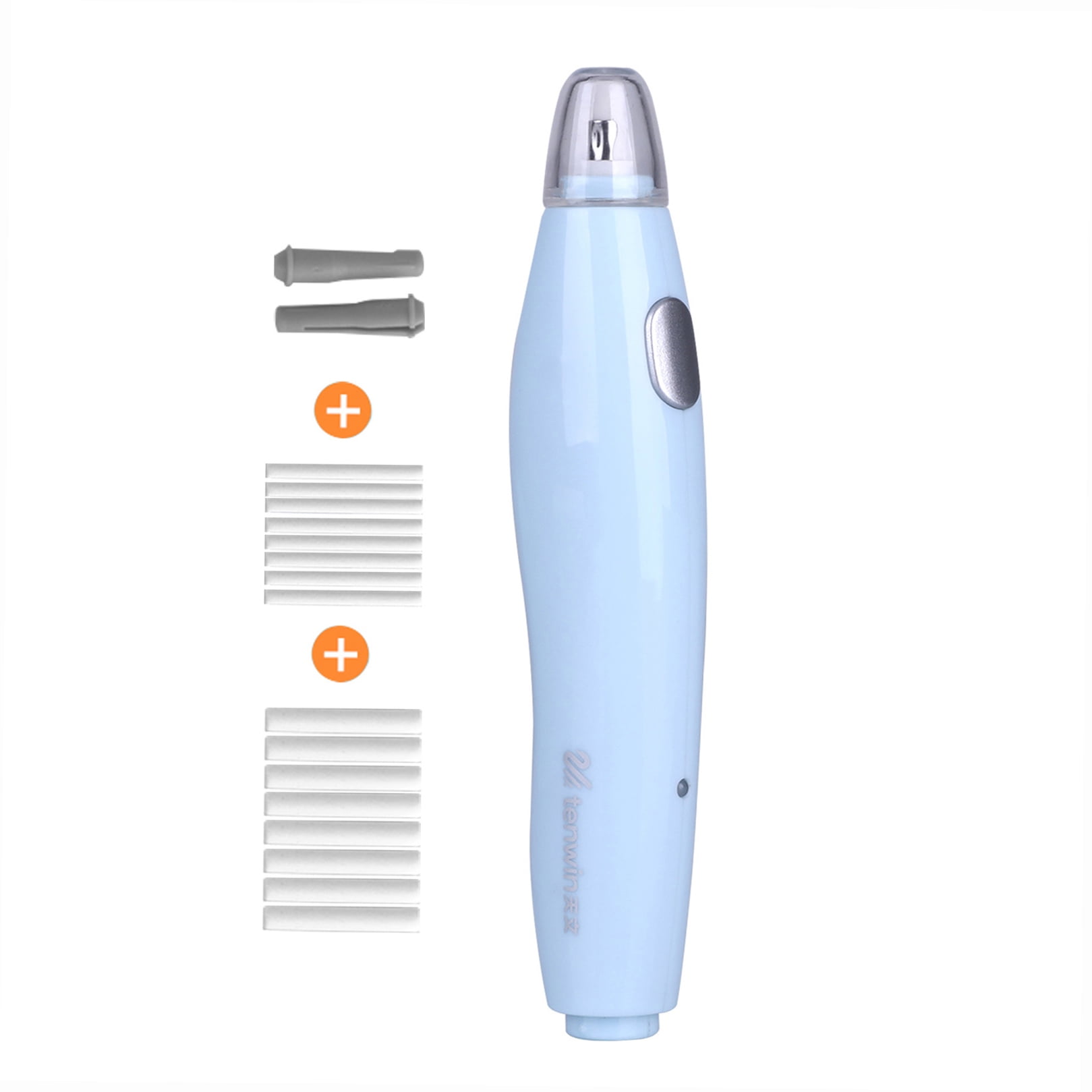 Electric Erasers, Tenwin Battery Operated Eraser Automatic Portable Plastic  Pen Electric Eraser with 22 Additional Replaceable Rubber Eraser Refills