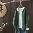 thumbnail image 1 of Wzzjkit Vêtements d'Automne Mode Femme Couleur Unie Cardigan à Manches Longues Chandail Col Rond, 1 of 6