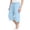 Blue, variant on Boy's Cotton Linen Capri Pants Wide Leg Drawstring Cropped Pants Casual Summer Athletic Pants with Pockets Size 4-15