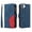 Blue, variant on Dteck Wallet Case for iPhone 16e 6.1 Inch, 9-Card Holder Soft PU Leather Magnetic Flip Shoulder Strap Zipper Pocket Phone Case Fit for iPhone 16e,Black