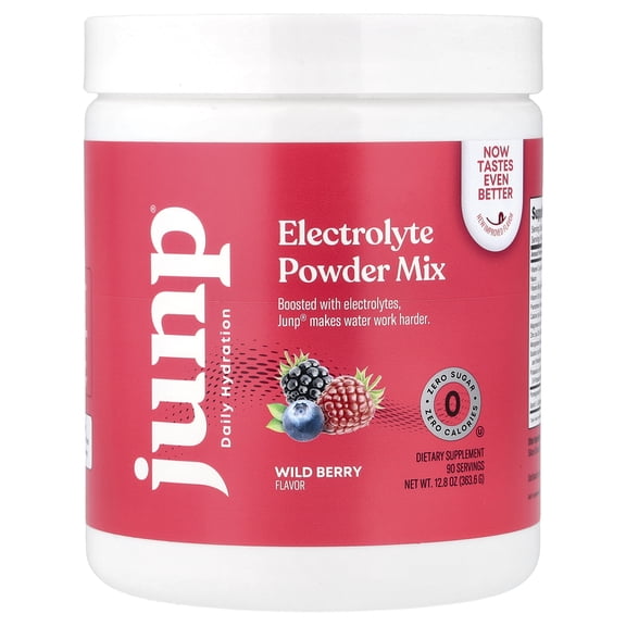 JUNP Hydration Electrolyte Powder Mix, Wild Berry, 12.8 oz (363.6 g)
