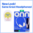 thumbnail image 3 of onn On-Ear Headphones, Pink, 3 of 6