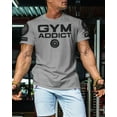 thumbnail image 2 of Gymish GYM-ADDICT Workout T-Shirt - Funny Gym Shirt, Men's Lifting Tee, Workout T-Shirt for Men, Athletic Gym Wear, Fitness & Weightlifting Shirt, 2 of 5