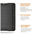 thumbnail image 5 of Reversible Cast Iron Grill Griddle for All Camp Chef 14" and 16" Stoves, Double Side Griddle for Camp Chef Explorer 2-Burner, 3-Burner, Single Burner Stove, Cooking Surface 14" x 16", 5 of 6
