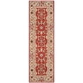 thumbnail image 2 of SAFAVIEH Chelsea Quinlan Traditional Wool Runner Rug, Red/Ivory, 2'6" x 12', 2 of 5