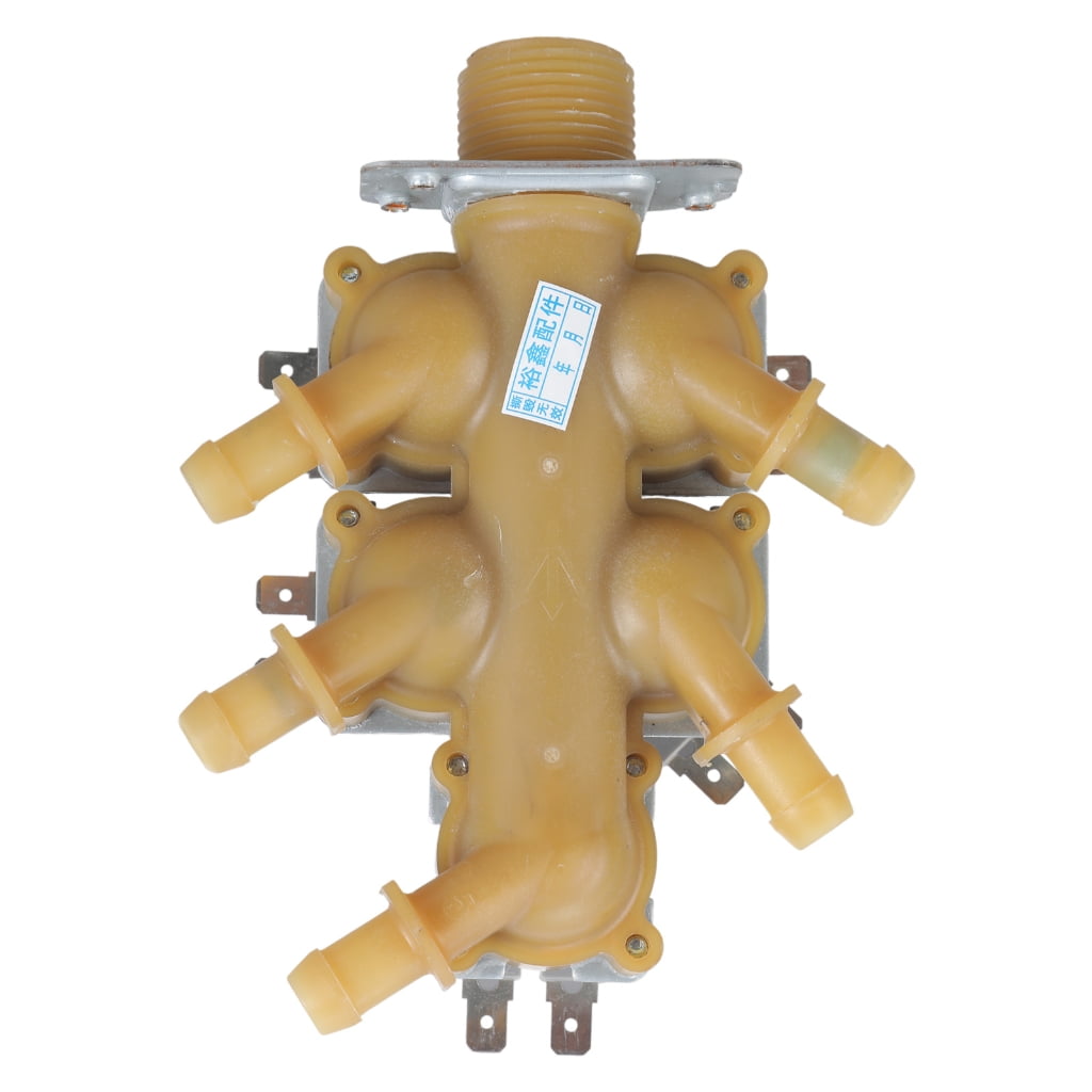 12V Plastic Inlet Valves Replacement Part For Automatic Drum Washing Machines