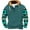 Green, variant on ZCFZJW Vintage Aztec Patchwork Print Long Sleeve Hooded Sweatshirts for Men Ethnic Style Pattern 1/4 Button Graphic Western Hoodie Tops Trendy Cozy Pullover Sweatshirt with Pockets L