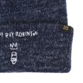 thumbnail image 3 of WITHMOONS Beanie Hat Jean-Michel Basquiat Emboridery Patch CR5494 (Navy), 3 of 4
