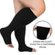 thumbnail image 4 of Calcetines de compresión Sonducket 2 pares ancha transpirables color piel negra, 4 of 6