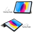 thumbnail image 2 of Case for Apple iPad 10th Generation 10.9 Inch Case 2022, PU Leather Thin Slim Lightweight Trifold Shell Corner Protection Smart Folio Cover with Auto Sleep/Wake and Support Pencil Holder, Cute Cat, 2 of 10