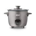 thumbnail image 7 of 2-Cup Electric Mini Rice Cooker with Automatic Keep Warm Function, Compact Small Rice Maker with Included Recipes and Accessories for Rice, Oatmeal, Soups, and Everyday Cooking, Graphite, 7 of 7