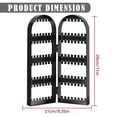 thumbnail image 2 of Shelves Rack Storage rack-1 Accessory Display Rack Plastic(Black, One Size), 2 of 7