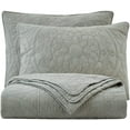 thumbnail image 6 of Chezmoi Collection Octavia 3-Piece Floral Medallion Reversible Cotton Quilt Set, 6 of 8