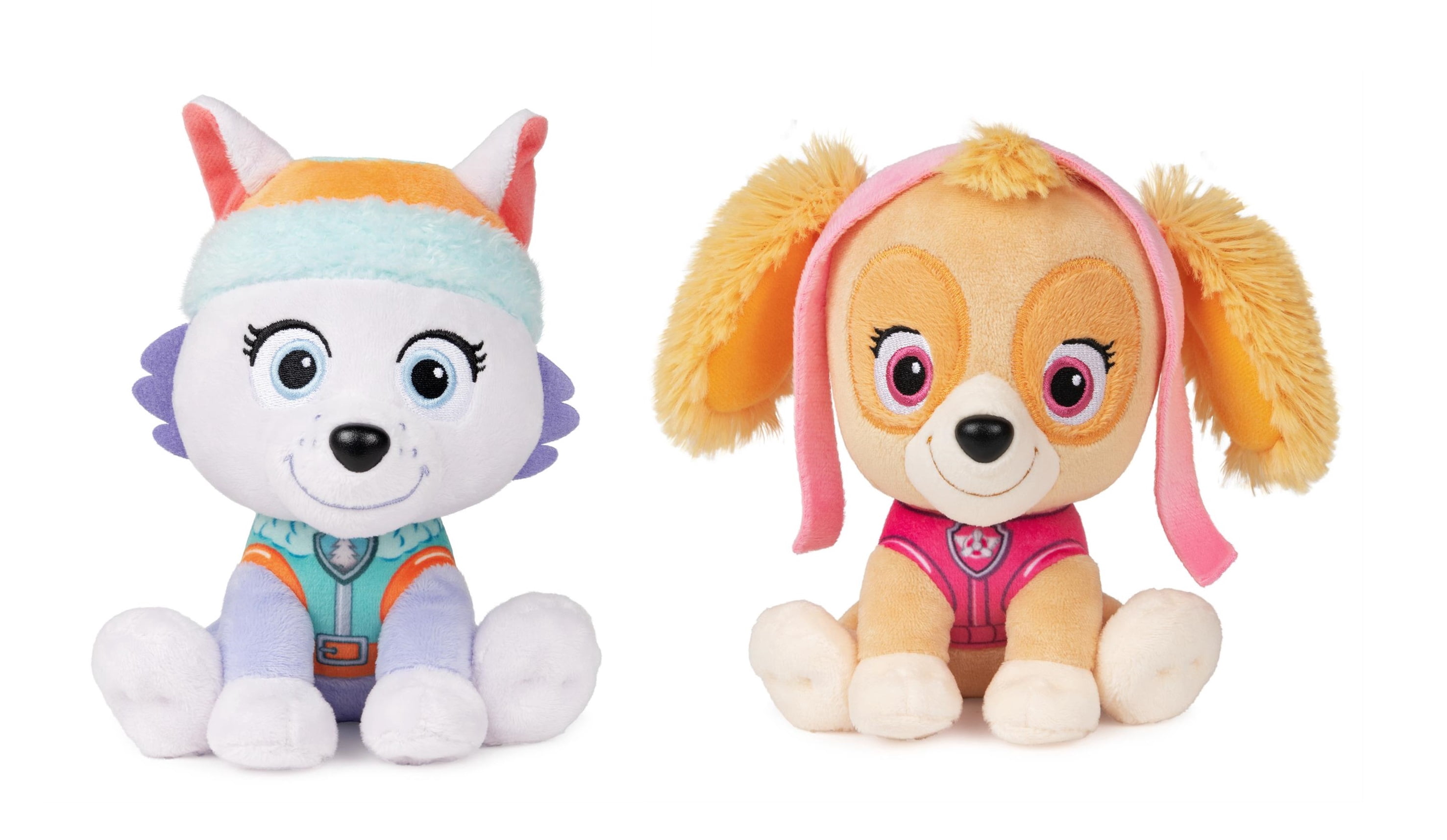 Set of 7 Paw Patrol 6-inch Plushs: Chase, Marshall, Skye, Everest, Rubble, Zuma and Rocky