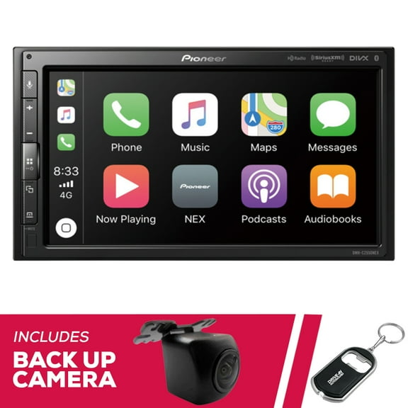 New Pioneer DMH-C2550NEX Mechless Digital Media Receiver w/ ND-BC010 Backup Camera