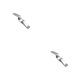 thumbnail image 1 of Kenally 4 Pieces Stainless Steel Lever Closure Door Anti-corrosive Drawer Lock Pre-drilled Electroplate Wardrobe Glossy Stylish 2piezas, 1 of 6