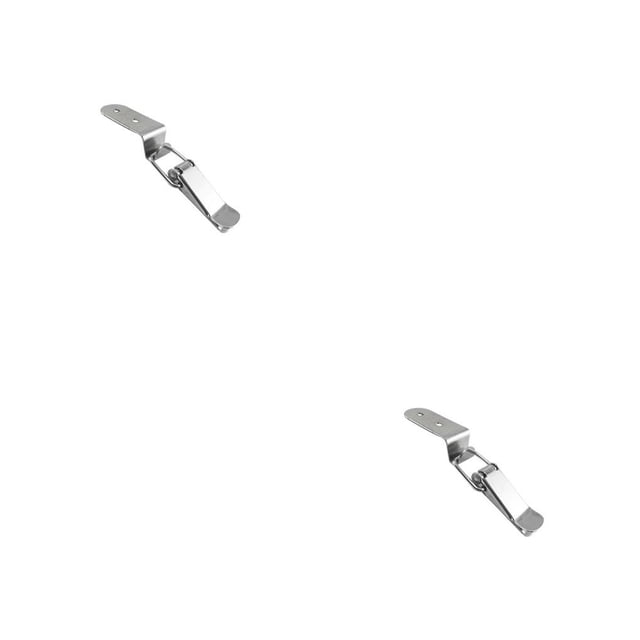 Kenally 4 Pieces Stainless Steel Lever Closure Door Anti-corrosive Drawer Lock Pre-drilled Electroplate Wardrobe Glossy Stylish 2piezas